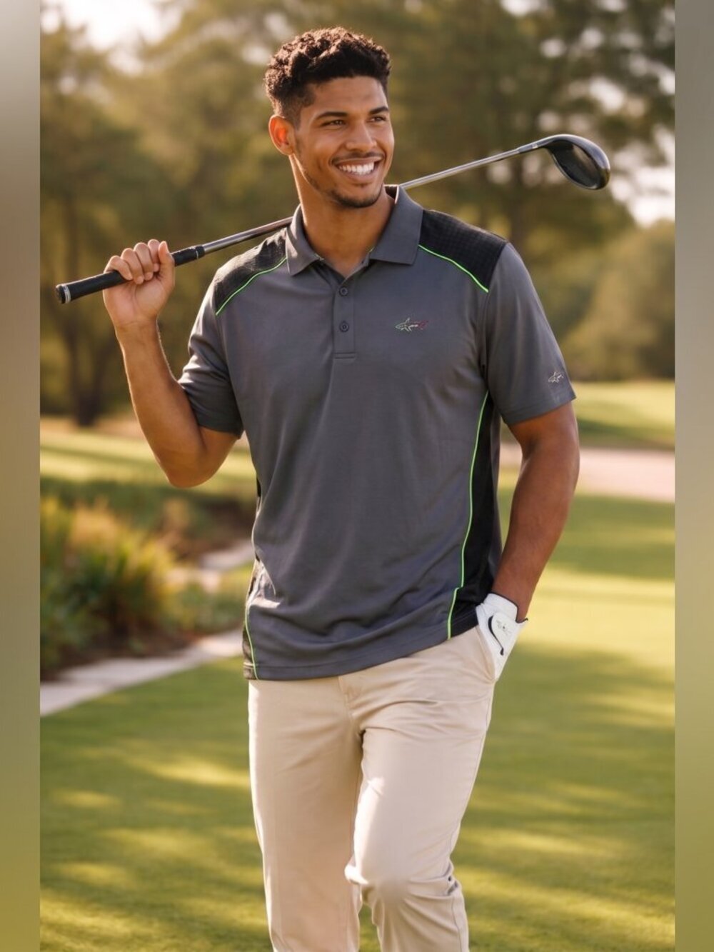 GREG NORMAN  POLO GOLF SHIRT (XL)
